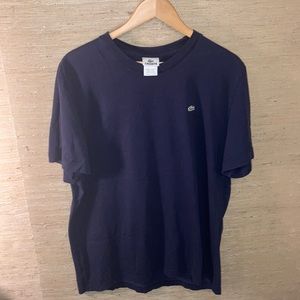 🐊⚓️ LACOSTE Size 6 Men’s Size Large Blue Tee Shirt ⛵️🐊